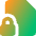 File Lock Icon from Core Gradient Set