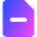 File Remove Icon from Core Gradient Set