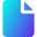 New File Icon from Core Gradient Set