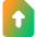 Upload File Icon from Core Gradient Set