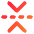 Flip Vertical Arrow 1 Icon from Core Gradient Set