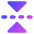 Flip Vertical Arrow 2 Icon from Core Gradient Set
