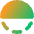 Flip Vertical Circle 2 Icon from Core Gradient Set