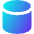 Cylinder Shape Icon from Core Gradient Set