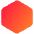 Hexagon Shape Icon from Core Gradient Set
