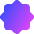 Octagram Shape Icon from Core Gradient Set