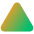 Triangle Icon from Core Gradient Set
