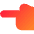 Finger Point Left Icon from Core Gradient Set