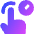 One Finger Hold Icon from Core Gradient Set