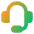 Customer Support 1 Icon from Core Gradient Set