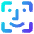 Face Scan 1 Icon from Core Gradient Set