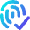 Fingerprint Check Validate Icon from Core Gradient Set