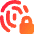 Fingerprint Lock Privacy Icon from Core Gradient Set