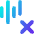 Voice Activation Delete Cross Icon from Core Gradient Set