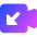 Incoming Video Call Icon from Core Gradient Set