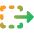 Track Select Right Tool Icon from Core Gradient Set