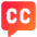 Video Close Captioning Icon from Core Gradient Set