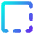 Border Corner Icon from Core Gradient Set