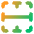 Border Horizontal Icon from Core Gradient Set