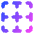 Border None Icon from Core Gradient Set