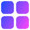 Layout Grid Icon from Core Gradient Set