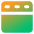 Layout Top Bar Icon from Core Gradient Set