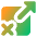 Block Link Icon from Core Gradient Set