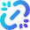 Broken Link 1 Icon from Core Gradient Set
