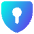 Keyhole Shield Icon from Core Gradient Set