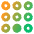 Dial Pad Bottom Middle Icon from Core Gradient Set