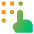 Dial Pad Finger 1 Icon from Core Gradient Set