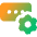 Login Setting Gear Icon from Core Gradient Set