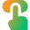 Press Button Icon from Core Gradient Set