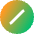 Division Slash Circle Icon from Core Gradient Set