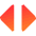 Horizontal Scroll Icon from Core Gradient Set
