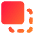 Pathfinder Square Minus Front 2 Icon from Core Gradient Set