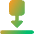 Move Down Icon from Core Gradient Set
