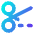 Cut Icon from Core Gradient Set
