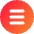 Hamburger Menu Circle Icon from Core Gradient Set