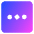 Horizontal Menu Square Icon from Core Gradient Set