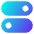 Horizontal Toggle Button Icon from Core Gradient Set
