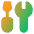 Screwdriver Wrench Icon from Core Gradient Set
