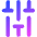 Vertical Slider 3 Icon from Core Gradient Set