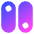 Vertical Toggle Button Icon from Core Gradient Set