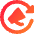 Megaphone Refresh Icon from Core Gradient Set
