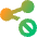 Share Link Block Icon from Core Gradient Set