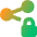 Share Link Lock Icon from Core Gradient Set