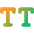 All Caps Icon from Core Gradient Set