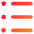 Bullet List Icon from Core Gradient Set