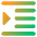 Increase Indent Icon from Core Gradient Set